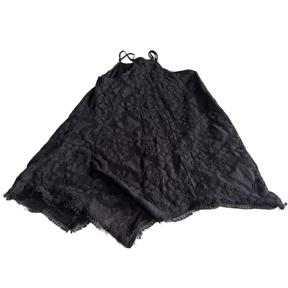 Women’s Black Lace Whimsigoth Dress - Picture 6 of 6